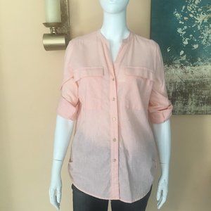 Calvin Klein Women's Peach shirt size S/CH/P